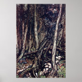 恐ろしい森1848年 ポスター (正面)