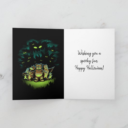 恐ろしい森 カード (内部)