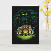 恐ろしい森 カード (黄色い花)