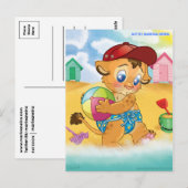 恐ろしい海のはがき ポストカード (正面/裏面)