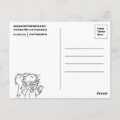 恐ろしい海のはがき ポストカード (裏面)