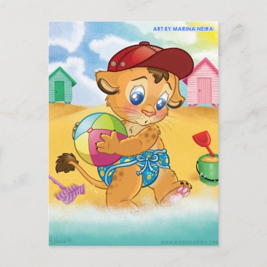 恐ろしい海のはがき ポストカード (正面)