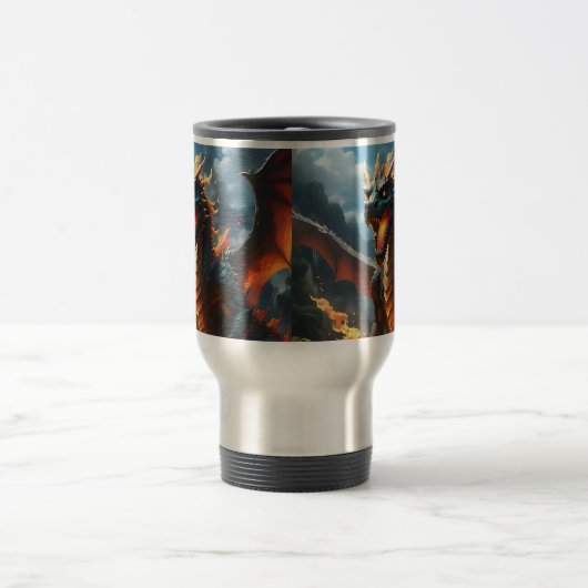 恐ろしい火吹き竜 トラベルマグ (中央)