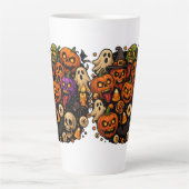 恐ろしい狂乱 カフェラテマグ (正面)