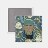 恐ろしい狼の赤面磁石 マグネット (正面/裏面)