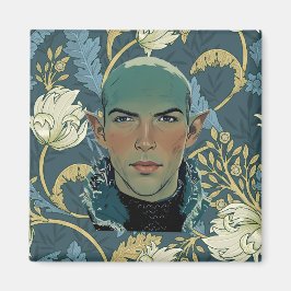 恐ろしい狼の赤面磁石 マグネット