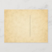 恐ろしい目に遭わされろ。ハローウィンパーティ ポストカード (裏面)