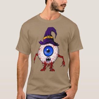 恐ろしい眼科用衣服ハロウィーン検眼用オポ Tシャツ
