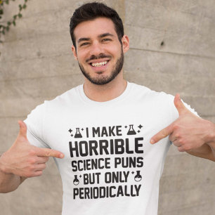恐ろしい科学のしゃれ Tシャツ