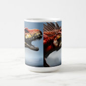 恐ろしい脊髄索恐竜 コーヒーマグカップ (中央)