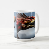 恐ろしい脊髄索恐竜 コーヒーマグカップ (正面右)