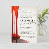 恐ろしい血液滴下ハローウィンパーティ 招待状 (スタンド正面)