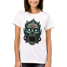 恐ろしい表情の古代不気味のマスク – 