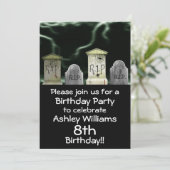 恐ろしい誕生日パーティーの招待 招待状 (スタンド正面)