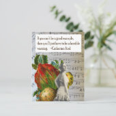 恐ろしい警告はがき ポストカード (スタンド正面)