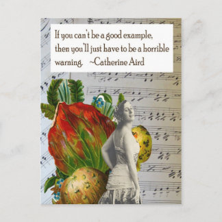 恐ろしい警告はがき ポストカード