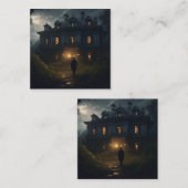 恐ろしい邸宅 スクエア名刺 (正面/裏面)