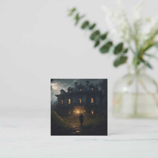 恐ろしい邸宅 スクエア名刺 (スタンド正面)