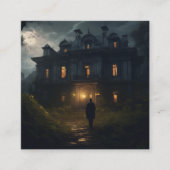 恐ろしい邸宅 スクエア名刺 (正面)