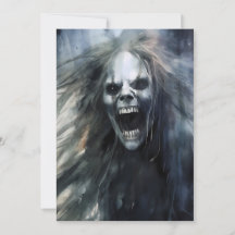 恐ろしい醜い邪悪なバンシー