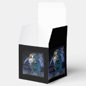 恐ろしい闇の夜ハロウィーンの邪悪なスケルトン フェイバーボックス (オープン)