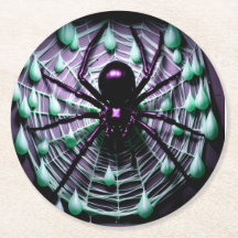 恐ろしい黒いクモ！