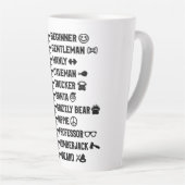 恐ろしい カフェラテマグ (右アングル)