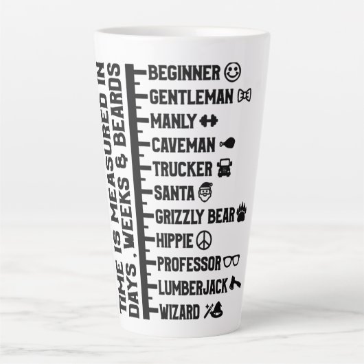 恐ろしい カフェラテマグ (正面)