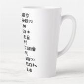 恐ろしい カフェラテマグ (右)