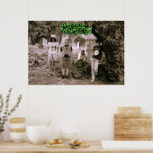 恐ろしいMangleusヴィンテージ写真'89 ポスター (キッチン)