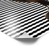 恐ろしいTレックス恐竜を見て フォトプリント            (角)