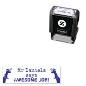 恐ろしいT-rex教師の素晴らし仕事 セルフインキングスタンプ (インサイチュ)