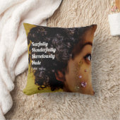 恐ろしくカリブの作られたアフリカ産のキリシタン・イエロー クッション (ブランケット)