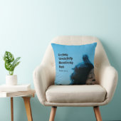 恐ろしくクリスチャンブルーを作ったアフリカ人女性 クッション (椅子)