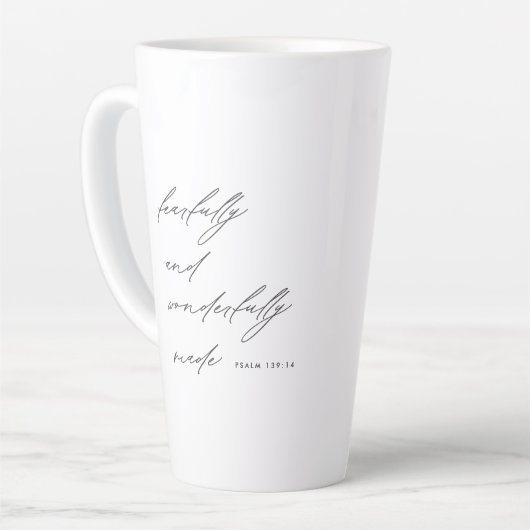 恐ろしくモダン素晴らしいコーヒーを作った脚本 カフェラテマグ (左アングル)