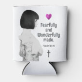 恐ろしく不思議な作りのかわいい女の子クリスチャン 缶クーラー (正面)