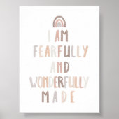 恐ろしく素晴らしく作られたニュートラルプリント ポスター (正面)