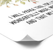 恐ろしく素晴らしく作られた水彩聖書 ポスター (角)