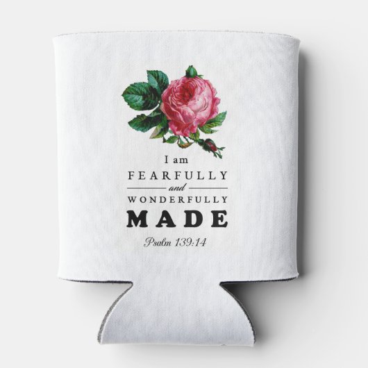 恐ろしく素晴らしく作られた聖句バラ 缶クーラー (裏面)