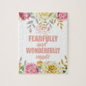 恐ろしく素晴らしく作られた聖書の詩 ジグソーパズル (縦)