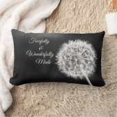 恐ろしく素晴らしく作られた聖書の詩 ランバークッション (ブランケット)