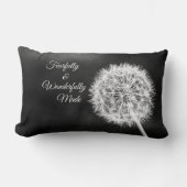 恐ろしく素晴らしく作られた聖書の詩 ランバークッション (正面)