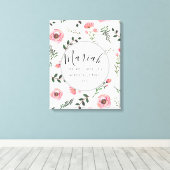 恐ろしく素晴らしく作られた詩編ポスター キャンバスプリント (インサイチュ (ウッドフロア))