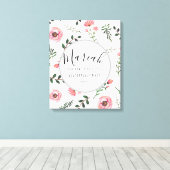 恐ろしく素晴らしく作られた詩編ポスター キャンバスプリント (インサイチュ (ウッドフロア))