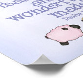 恐ろしく素晴らしく作られた8x10プリント – 青 ポスター (角)