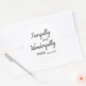 恐ろしく素晴らしく作られた |シール ラウンドシール (封筒)