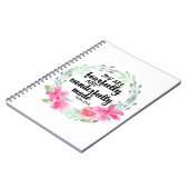 恐ろしく素晴らしく作られた ノートブック (左側)