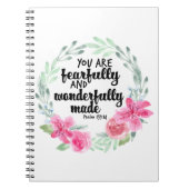 恐ろしく素晴らしく作られた ノートブック (正面)