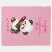 恐ろしく素晴らしく作られた フリースブランケット (正面(横))