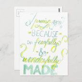 恐ろしく素晴らしく作られた ポストカード (正面/裏面)